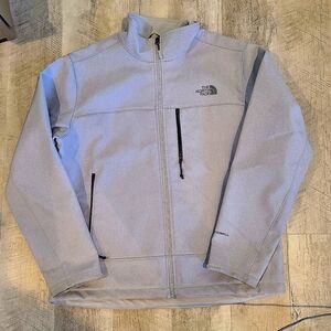 The North Face Light Gray Softshell Jacket